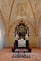 Altar and painted ceiling in the church of Behlendorf