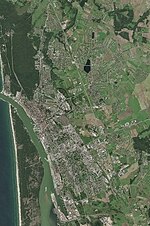 Klaipėda urban sprawl from space, ESA