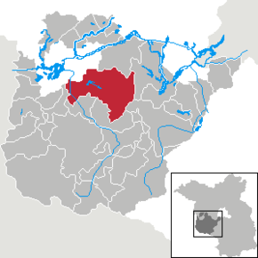 Poziția Kloster Lehnin pe harta districtului Potsdam-Mittelmark