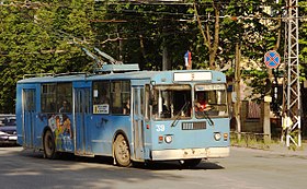 A Kovrov trolibusz elem szemléltető képe