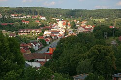 Kunštát dilihat dari Kunštát Castle