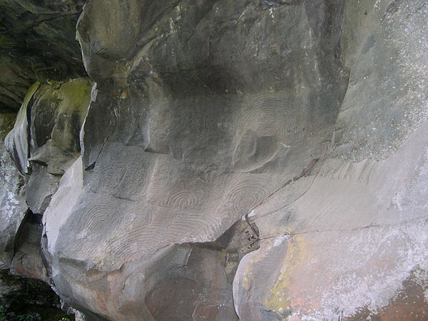 Guanche rock carvings in La Palma
