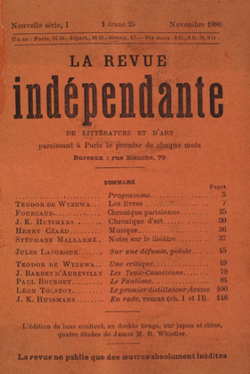 Image illustrative de l’article La Revue indépendante (1884-1895)