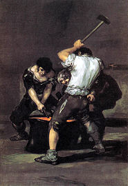 Francisco Goya, The Forge, 1817[302]