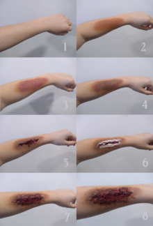 Sewn Up Laceration Tutorial (Derma Wax / Liquid Latex)