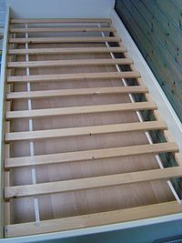 Bed slats clearance which way up