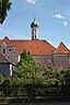 Ehemaliges Kloster der Augustinereremiten (heute Albertus-Magnus-Gymnasium) in Lauingen im Landkreis Dillingen an der Donau (Bayern), Brüderstraße 10
