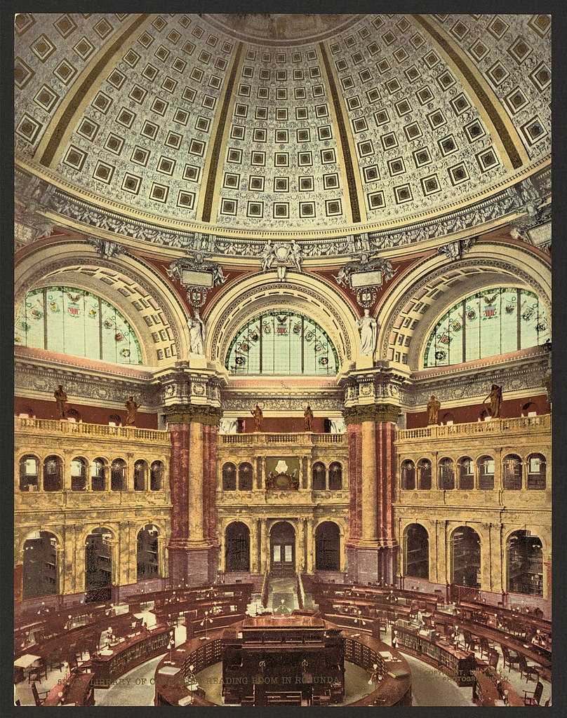 File Library Of Congress Reading Room In Rotunda