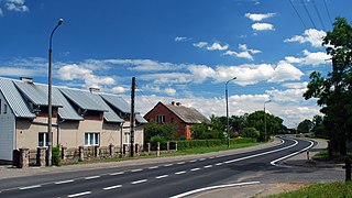 Lignowy Szlacheckie Village in Pomeranian, Poland