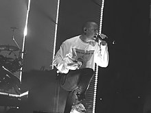 One of Bennington's final performances with Linkin Park on July 4, 2017, at the O2 Brixton Academy in London Linkin Park, Brixton Academy, London (35957242826).jpg