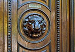 Thumbnail for File:Lion head at Apostolische Nuntiatur, Theresianumgasse 31, Vienna.jpg