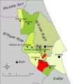 Розташування муніципалітету Льяурі у комарці Рібера-Баха