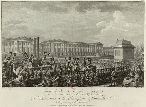 Louis XVI's execution. His cousin, Philippe Égalité, voted for his execution