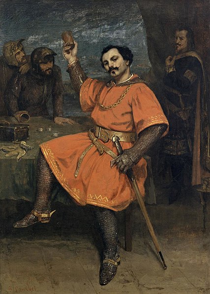File:Louis Guéymard as Robert in Robert le diable by Meyerbeer - painting by Courbet - L'Histoire par l'image 101224.jpg