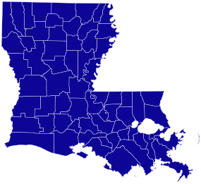 Louisiana Dem sweep.svg