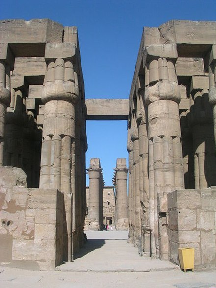 Luxor Temple, the final destination of the barque of Amun-Re during the Opet Festival