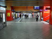 Personentunnel des Bahnhofs München Ost