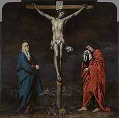 Crucifixion of Christ with Mary and John