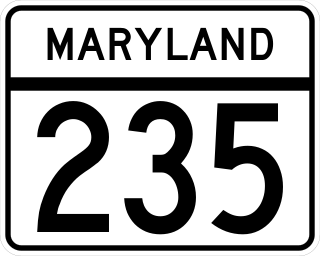 <span class="mw-page-title-main">Maryland Route 235</span> Highway in Maryland