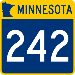 <span class="mw-page-title-main">Minnesota State Highway 242</span> State highway in Minnesota, United States