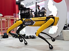 Robot SPOT de Boston Dynamics al GSMA Mobile World Congress 2021 (Barcelona)