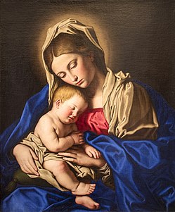 Vierge à l'enfant par Il Sassoferrato.jpg