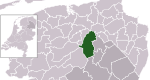 Carte de localisation de Noordenveld