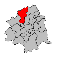 Cantone di Quesnoy-sur-Deûle – Mappa