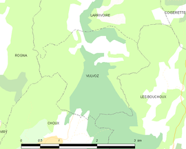 Mapa obce Vulvoz