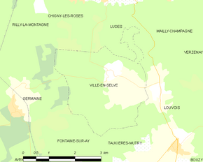 Poziția localității Ville-en-Selve