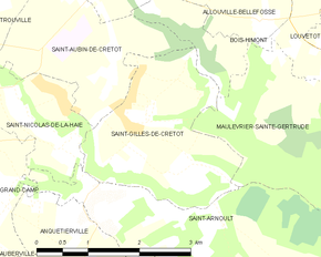 Poziția localității Saint-Gilles-de-Crétot