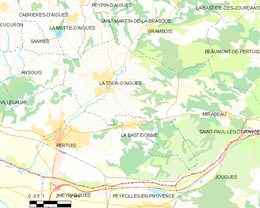 La Tour-d'Aigues - Localizazion