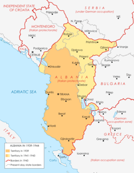 مقاومت آلبانی در جنگ جهانی دوم