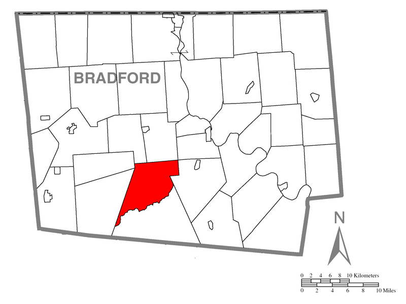 File:Map of Franklin Township, Bradford County, Pennsylvania Highlighted.png