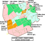 Map of Luzerne County Pennsylvania School Districts.png