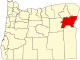 Map of Oregon highlighting Baker County.svg