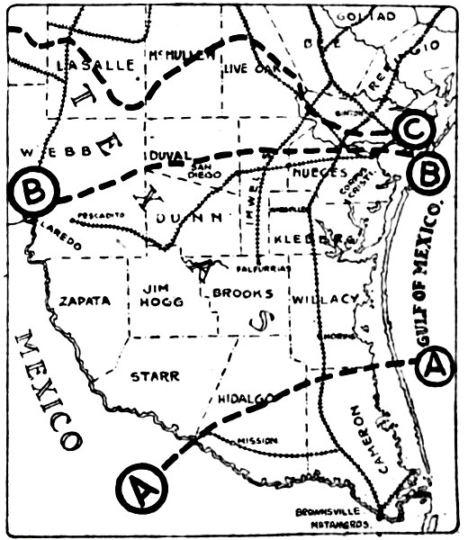 File:Map of South Texas showing information about the Plan of San Diego, 1915.jpg