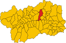 Map of comune of Nus (region Aosta Valley, Italy).svg