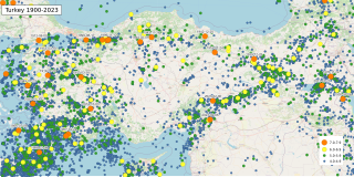 <span class="mw-page-title-main">Geology of Turkey</span> Overview of the geology of Turkey