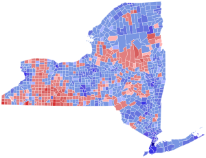 Map of the township level results of the 2016 United States Senate election in the State of New York.svg