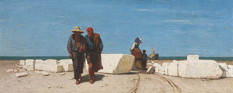 File:Marble blocks in Carrara (1861), by Vincenzo Cabianca.jpg