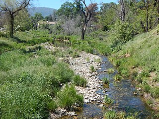 Mariposa Creek river in the United States of America