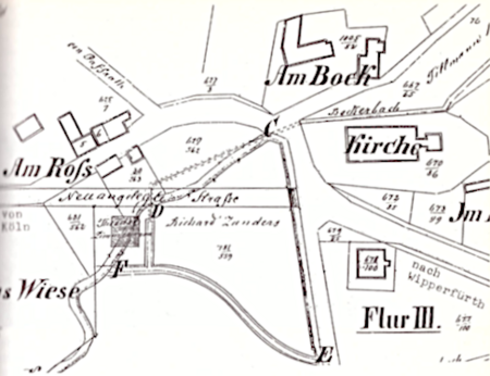 Markplatz Gladbach 1870