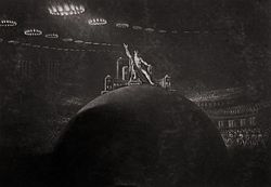 Satan presiding at the Infernal Council by John Martin (1834).