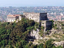 Malaspina Castle, the main seat of the rulers of the Massa and Carrara state before 1563 Massa-panorama rocca Malaspina.jpg