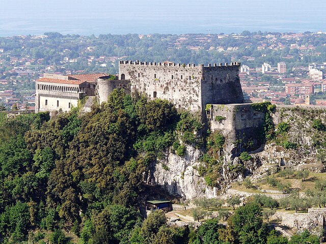 Malaspina Castle, the main seat of the rulers of the Massa and Carrara state before 1563