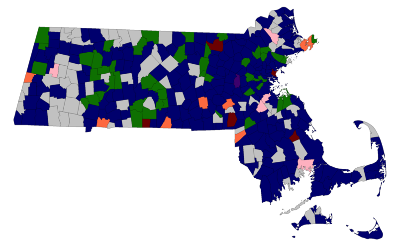 File:Massachusetts Green-Rainbow Party Presidential Primary Results By Town, 2008.png