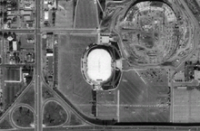 Descrizione dell'immagine del satellite view.png della McNichols Sports Arena.