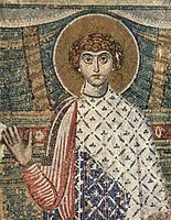 Мозаїка святого Юрія, Базиліка Святого Дімітрія, VII ст., Салоніки