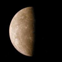 Mercurio, imaxe do Mariner 10